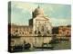 The Redentore and the Church of Saint James, Venice, Italy (Detail)-Canaletto-Premier Image Canvas