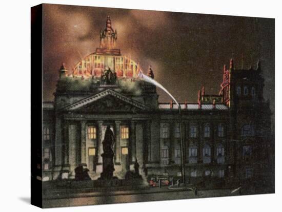 The Reichstag Destroyed by Fire-null-Premier Image Canvas