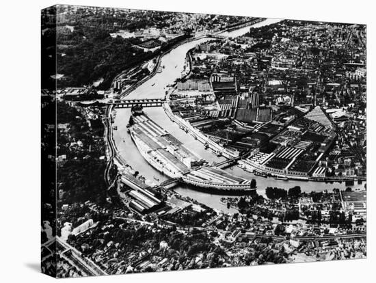 The Renault Billancourt Factory, Paris, France-null-Premier Image Canvas