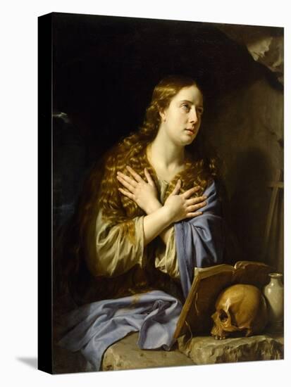 The Repentant Magdalen, 1648 (Oil on Canvas)-Philippe De Champaigne-Premier Image Canvas