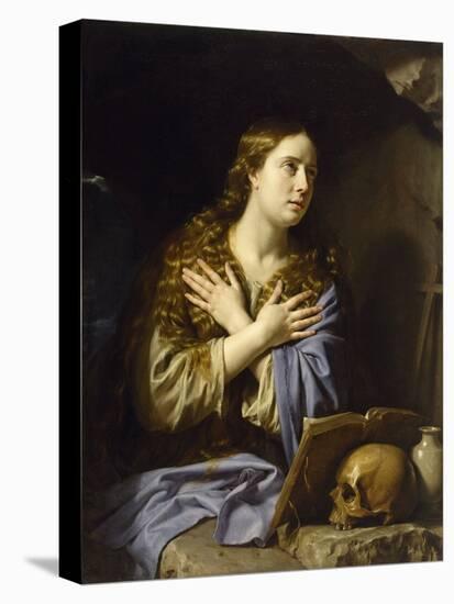 The Repentant Magdalen - Champaigne, Philippe, De (1602-1674) - 1648 - Oil on Canvas - 115,9X88,9 --Philippe De Champaigne-Premier Image Canvas