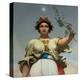 The Republic by Gerome Jean Leon (1824 - 1904) (Allegory - 1848); Mairie Des Lilas-Jean Leon Gerome-Premier Image Canvas