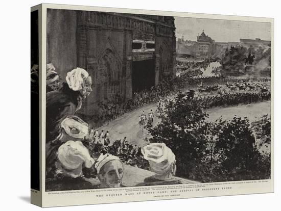 The Requiem Mass at Notre Dame, the Arrival of President Faure-Charles Paul Renouard-Premier Image Canvas