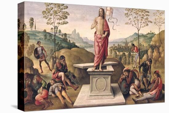 The Resurrection of Christ, from the Convent of San Pietro, Perugia, 1496-98-Pietro Perugino-Premier Image Canvas