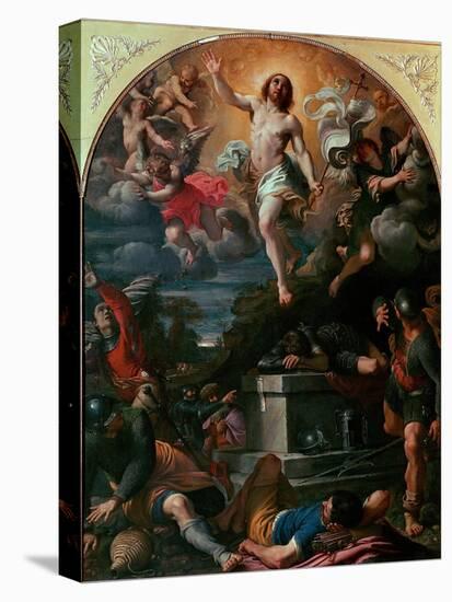 The Resurrection of Christ Painting by Annibale Carracci (Carrache) (1560-1609) 1593 Sun. 217X160 C-Annibale Carracci-Premier Image Canvas