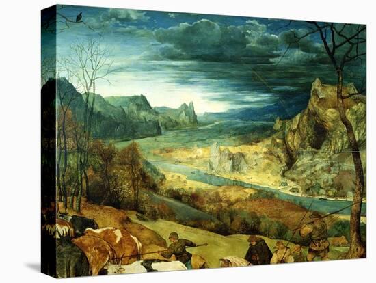 The Return of the Herd-Pieter Bruegel the Elder-Premier Image Canvas