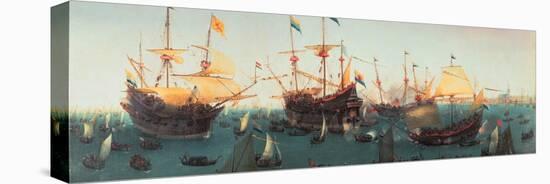The Return to Amsterdam of the Second Expedition to the East Indies, 19 July 1599-Hendrick Cornelisz Vroom-Premier Image Canvas