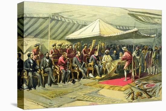 The Return Visit of the Viceroy to the Maharajah of Cashmere, 1863-William Simpson-Premier Image Canvas