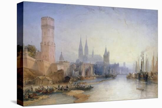 The Rhine at Cologne, 1891-William Callow-Premier Image Canvas