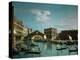 The Rialto bridge, Venice, R. F. 1961-32.-Canaletto-Premier Image Canvas