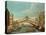 The Rialto Bridge, Venice-Canaletto-Premier Image Canvas