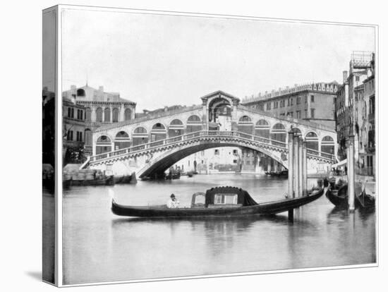 The Rialto, Venice, Late 19th Century-John L Stoddard-Premier Image Canvas