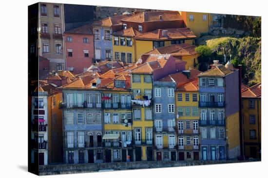The Ribeira District Quayside in Porto-Julianne Eggers-Premier Image Canvas
