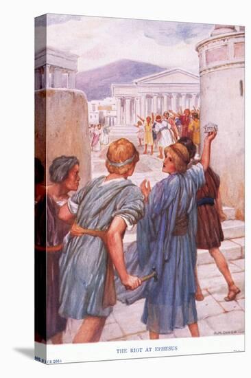 The Riot at Ephesus-Arthur A. Dixon-Premier Image Canvas