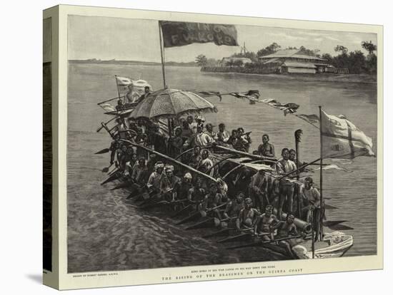 The Rising of the Brassmen on the Guinea Coast-Robert Barnes-Premier Image Canvas