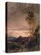 The Rising of the Skylark (Oil on Board)-Samuel Palmer-Premier Image Canvas