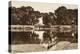 The River at the Isleworth Ferry Looking Towards the Green Glades of Kew Gardens-English Photographer-Premier Image Canvas