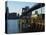 The River Cafe Under Brooklyn Bridge, Brooklyn, New York City, New York, USA-Amanda Hall-Premier Image Canvas