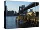 The River Cafe Under Brooklyn Bridge, Brooklyn, New York City, New York, USA-Amanda Hall-Premier Image Canvas