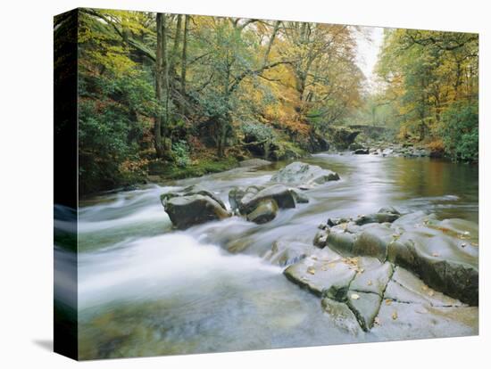 The River Esk, Eskdale, Lake District National Park, Cumbria, England, UK-Roy Rainford-Premier Image Canvas