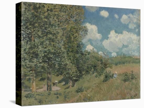 The Road from Versailles to Saint-Germain, 1875-Alfred Sisley-Premier Image Canvas