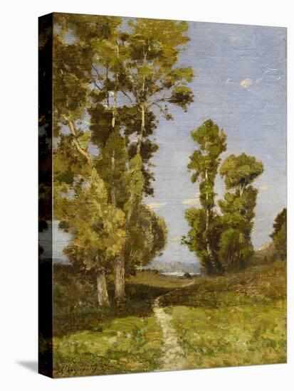 The Road leading to the Lake-Henri-Joseph Harpignies-Premier Image Canvas