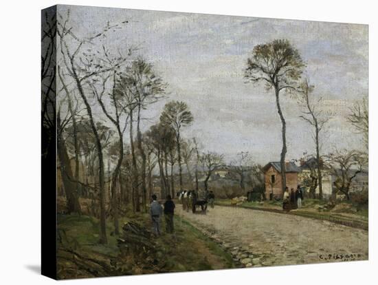 The Road of Louveciennes, c.1870-Camille Pissarro-Premier Image Canvas