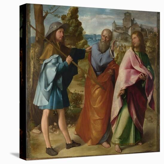 The Road to Emmaus, C. 1516-Altobello Melone-Premier Image Canvas