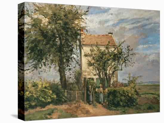 The Road to Rueil-Camille Pissarro-Premier Image Canvas