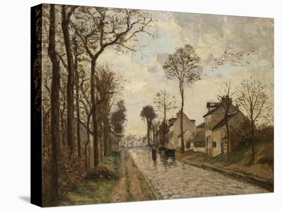 The Road to Saint-Cyr at Louveciennes, Circa 1870-Mary Cassatt-Premier Image Canvas