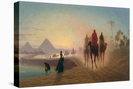 The Road to the Pyramids-Charles Theodore Frere-Premier Image Canvas