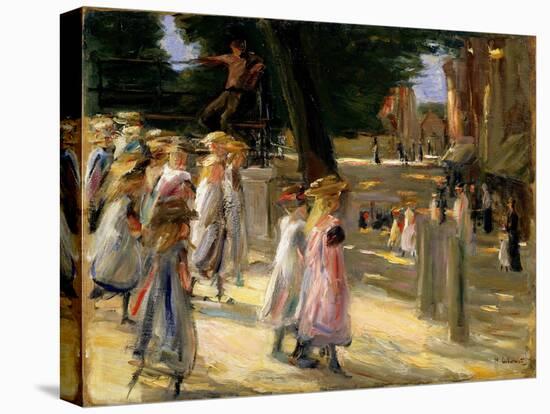 The Road to the School at Edam, 19th or Early 20th Century-Max Liebermann-Premier Image Canvas