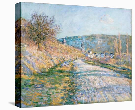The Road to Vétheuil, 1879-Claude Monet-Stretched Canvas
