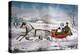 The Road-Winter, 1853-Currier & Ives-Premier Image Canvas