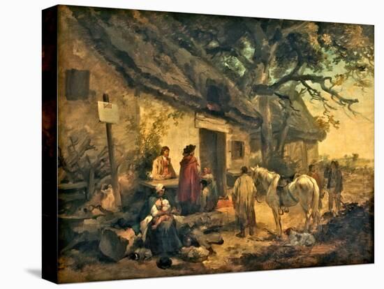 The Roadside Inn, 1790 (Oil on Canvas)-George Morland-Premier Image Canvas