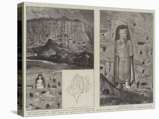 The Rock-Cut Statues of Bamian, Central Asia-William 'Crimea' Simpson-Premier Image Canvas