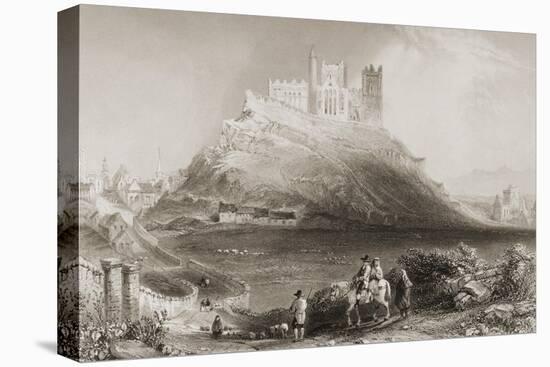 The Rock of Cashel, County Tipperary, Ireland. from 'scenery and Antiquities of Ireland' by…-William Henry Bartlett-Premier Image Canvas