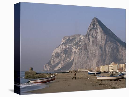 The Rock of Gibraltar, Mediterranean-Charles Bowman-Premier Image Canvas