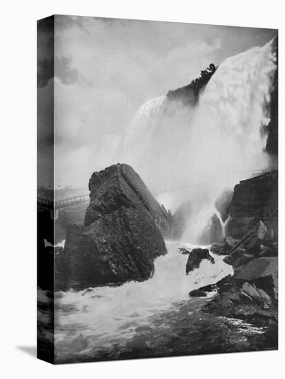 'The Rocks Beneath the American Fall', 19th century-Unknown-Premier Image Canvas