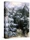 The Rocks, C1842-1885-Rodolphe Bresdin-Premier Image Canvas