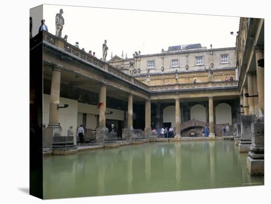 The Roman Baths, Bath, Unesco World Heritage Site, Somerset, England, United Kingdom-Fraser Hall-Premier Image Canvas