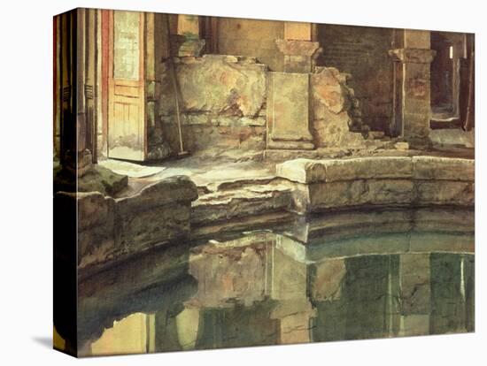 The Roman Circular Bath at Bath-Edward John Poynter-Premier Image Canvas