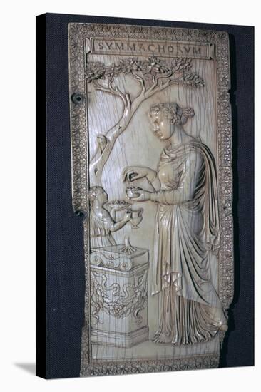 The Roman Symmacki Diptych, 4th century. Artist: Unknown-Unknown-Premier Image Canvas