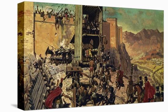 The Romans Spent Months Building a Ramp and a Siege Tower-Alberto Salinas-Premier Image Canvas