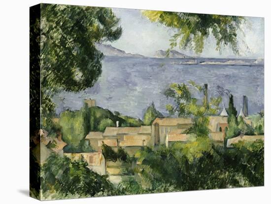 The Rooftops of L'Estaque, 1883-85-Paul Cézanne-Premier Image Canvas