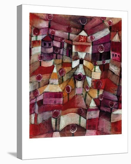 The Rose Garden-Paul Klee-Stretched Canvas