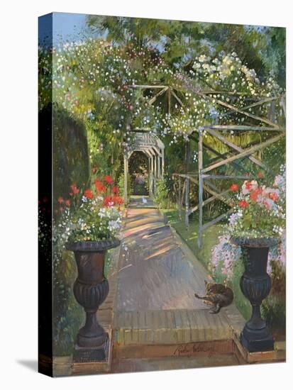 The Rose Trellis, Bedfield, 1996-Timothy Easton-Premier Image Canvas