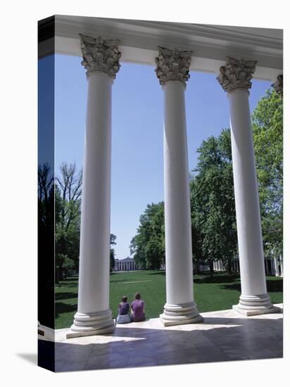 The Rotunda Designed by Thomas Jefferson, University of Virginia, Virginia, USA-Alison Wright-Premier Image Canvas