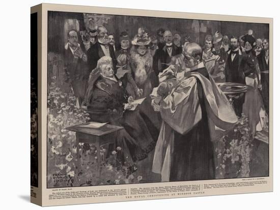 The Royal Christening at Windsor Castle-Frank Craig-Premier Image Canvas