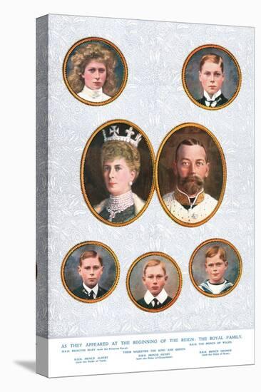 The Royal Family, c1935-W&d Downey-Premier Image Canvas
